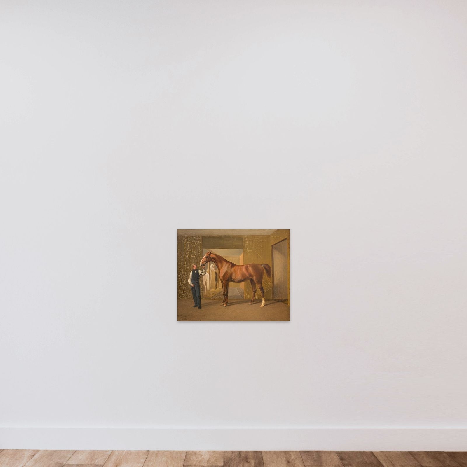 Lord Cochrane unframed — shown to scale