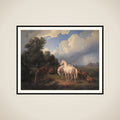 Lucia, Whimsey, Bellona, Hertha, Olga framed