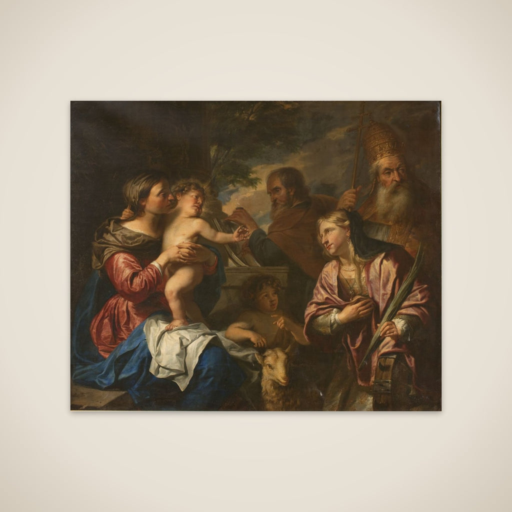 Den hellige Catharinas forlovelse unframed print