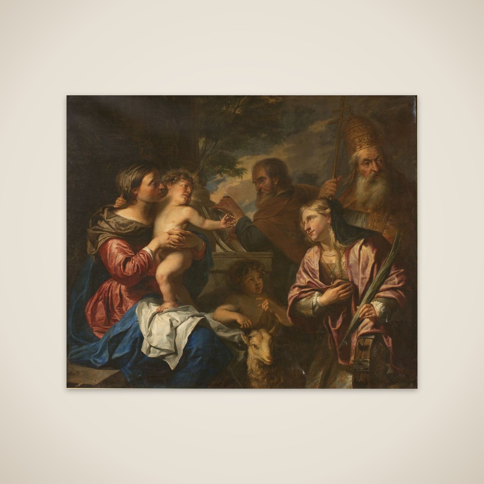 Den hellige Catharinas forlovelse unframed print