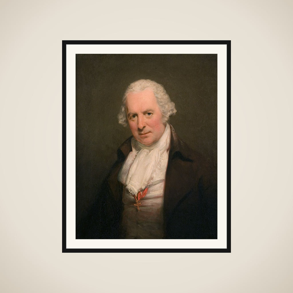 Portræt af tandlægen Bartholomew Ruspini, London (1728-1813) framed