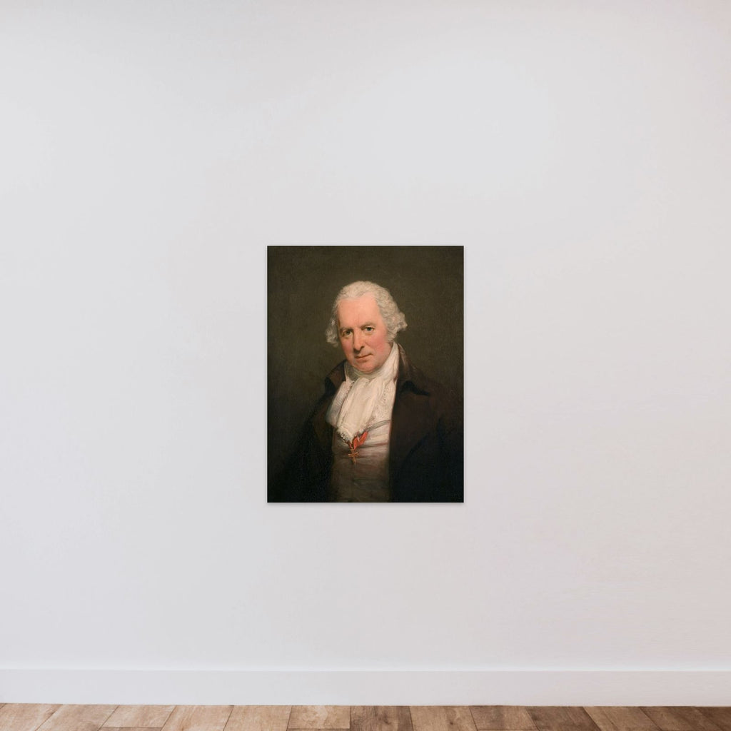 Portræt af tandlægen Bartholomew Ruspini, London (1728-1813) unframed — shown to scale
