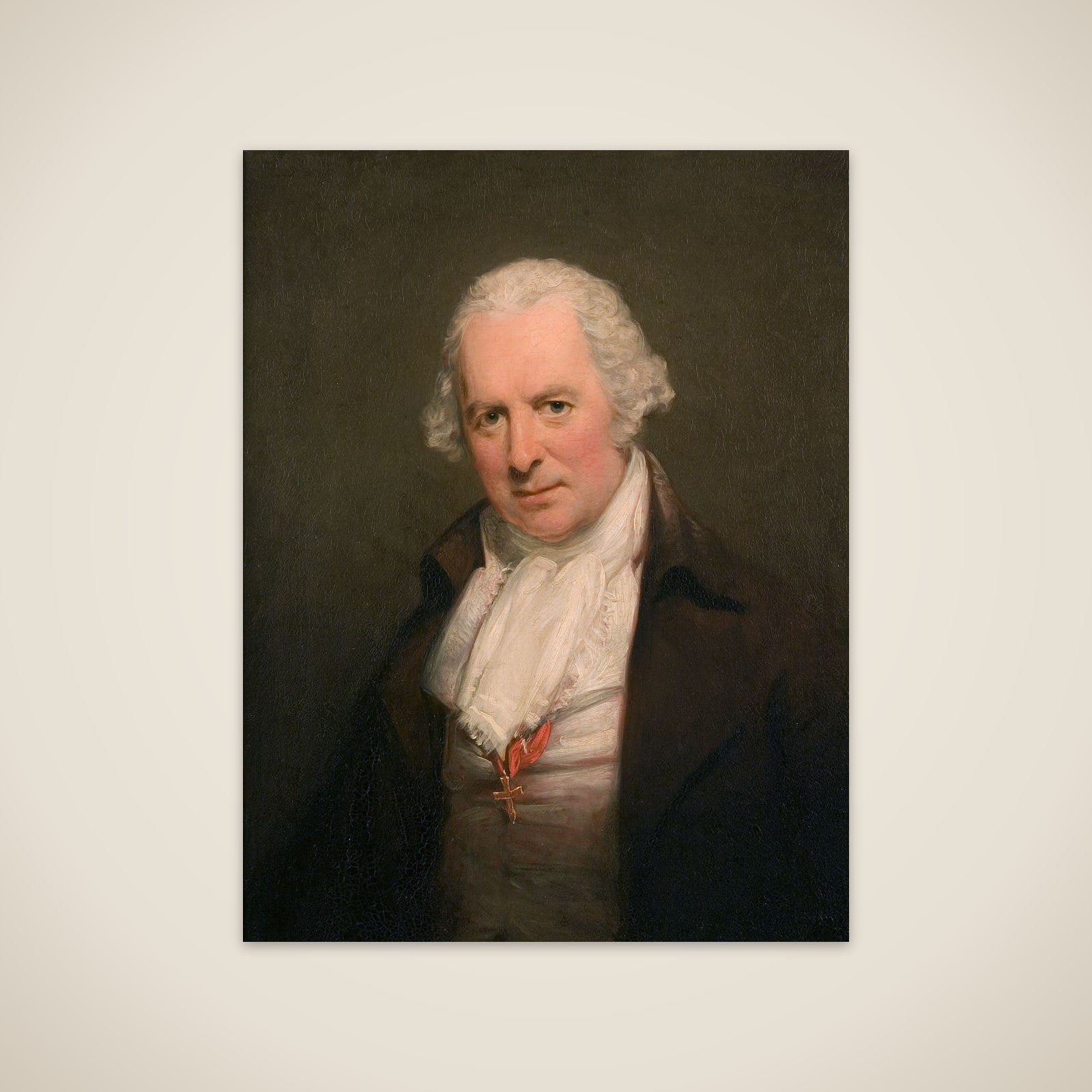 Portræt af tandlægen Bartholomew Ruspini, London (1728-1813) unframed print