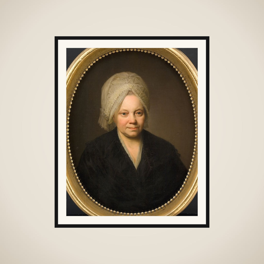 Ane Margrethe Abildgaard, f. Bastholm. Maleren N.A. Abildgaards moder framed