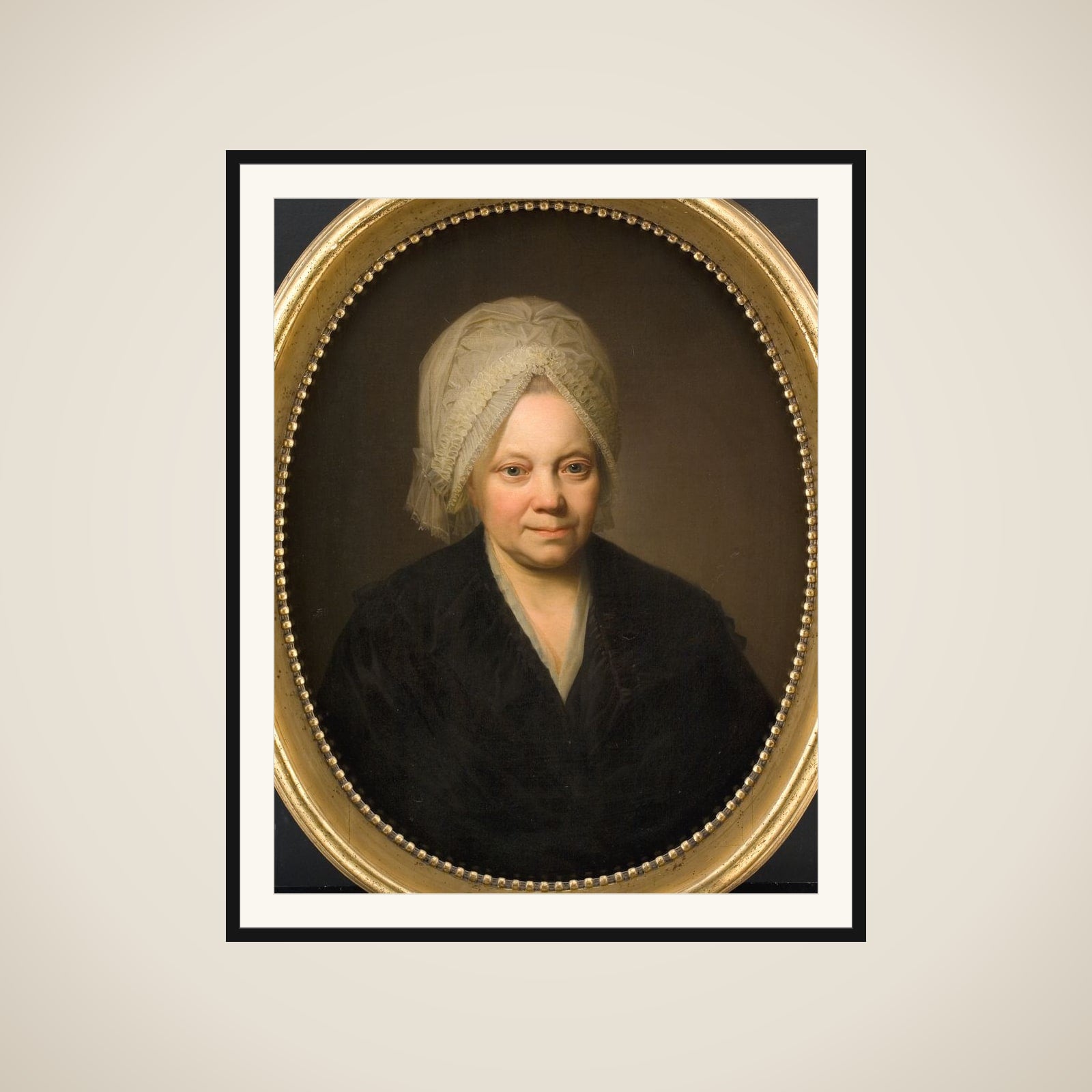 Ane Margrethe Abildgaard, f. Bastholm. Maleren N.A. Abildgaards moder framed