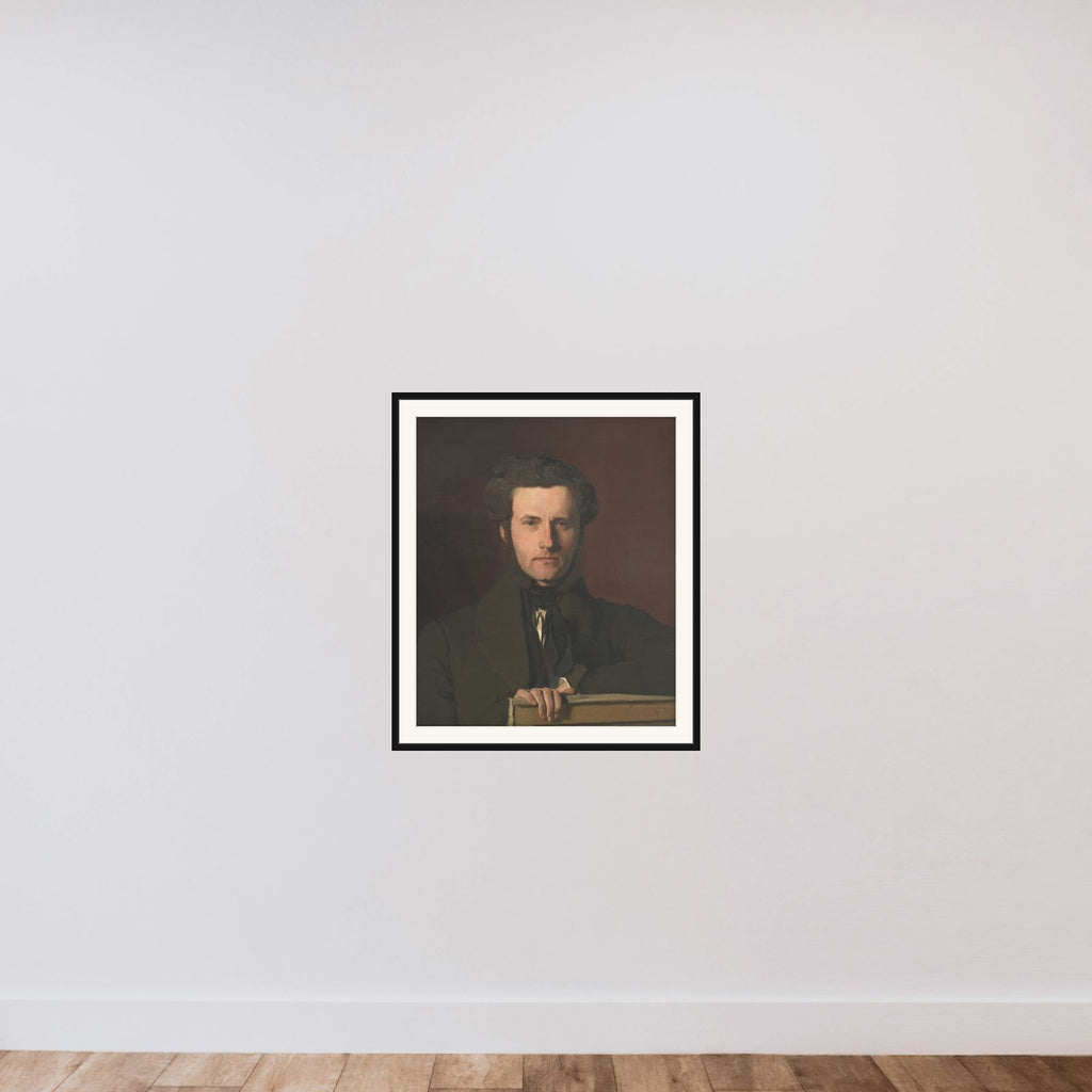 Dekorationsmaler Georg Christian Hilker framed — shown to scale