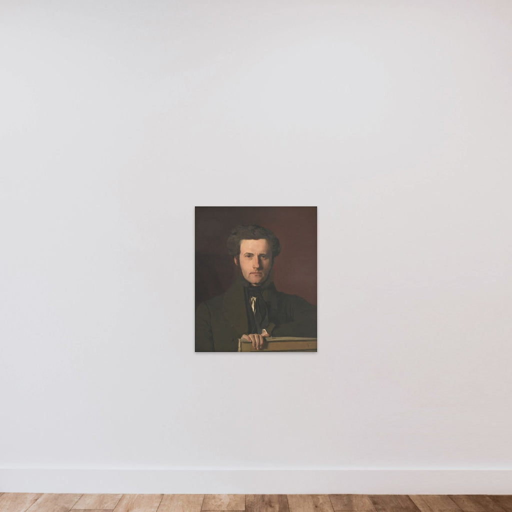 Dekorationsmaler Georg Christian Hilker unframed — shown to scale