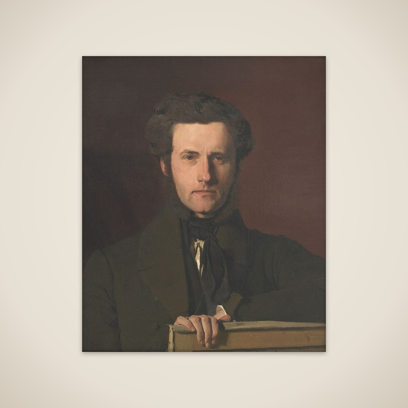 Dekorationsmaler Georg Christian Hilker unframed print