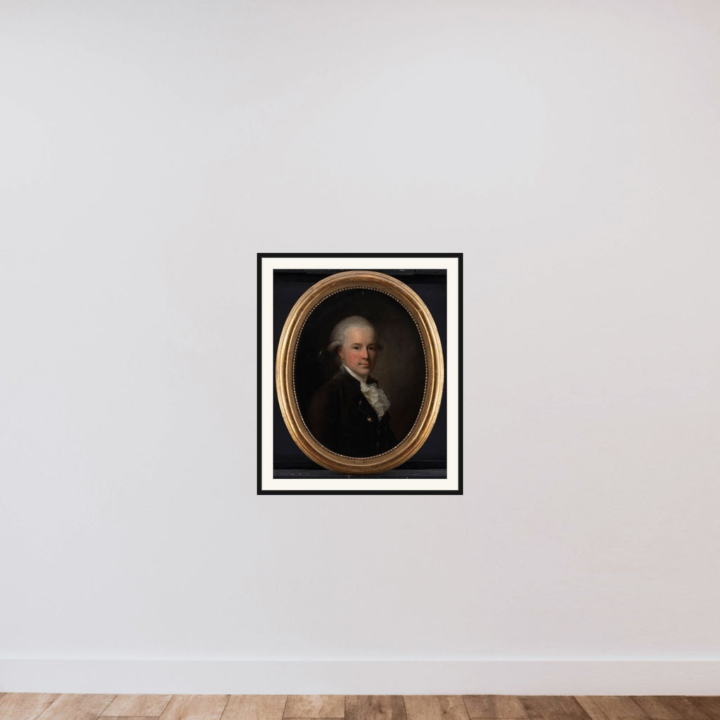 Amtmand, geheimeråd Antoine de la Calmette framed — shown to scale