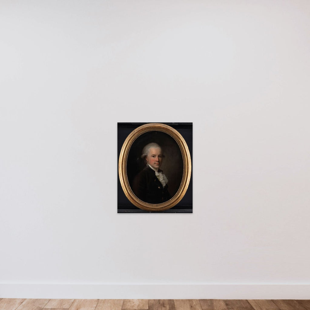 Amtmand, geheimeråd Antoine de la Calmette unframed — shown to scale