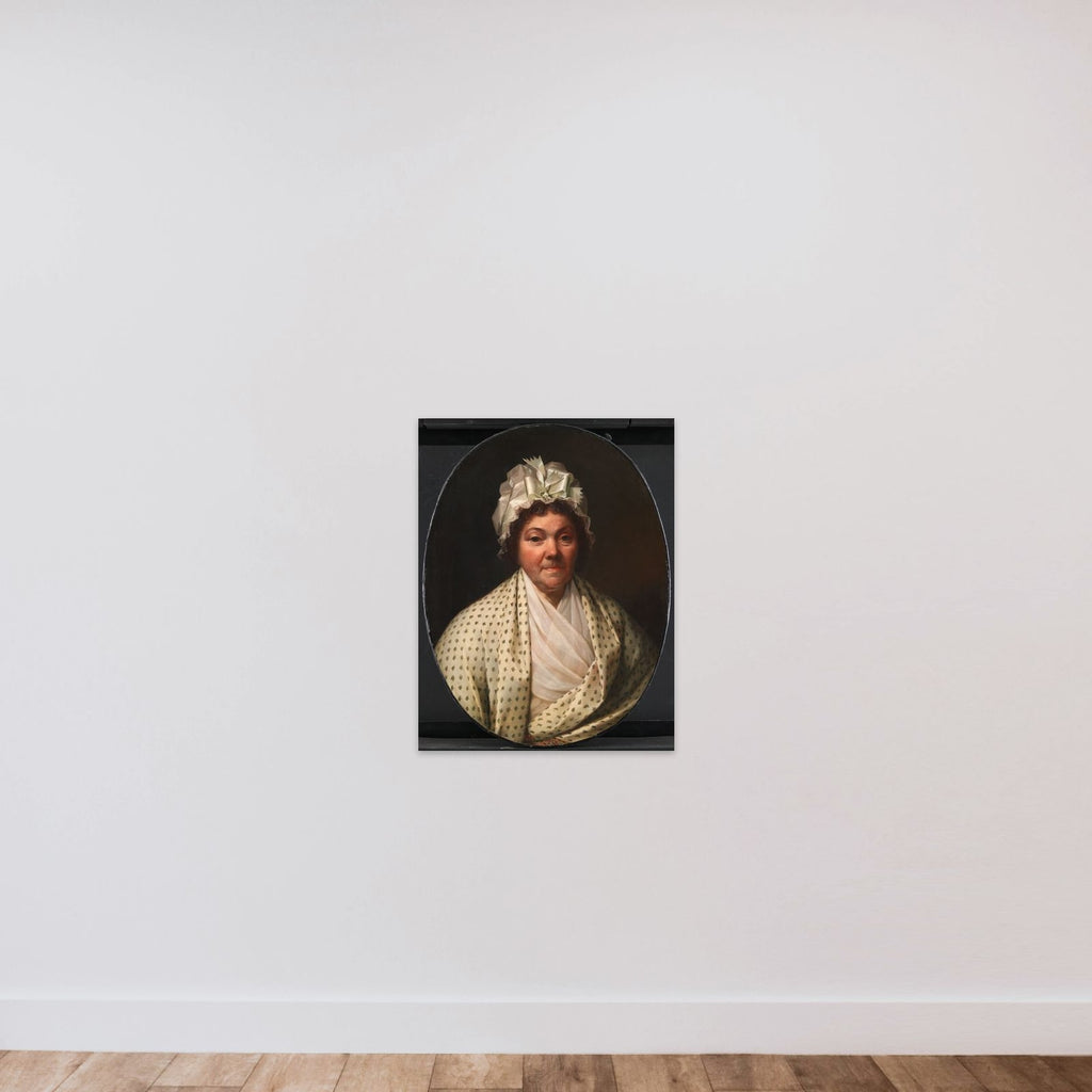 Fru Schouw, enke efter urtekræmmer Schouw, mor til Poul Johan Schouw unframed — shown to scale