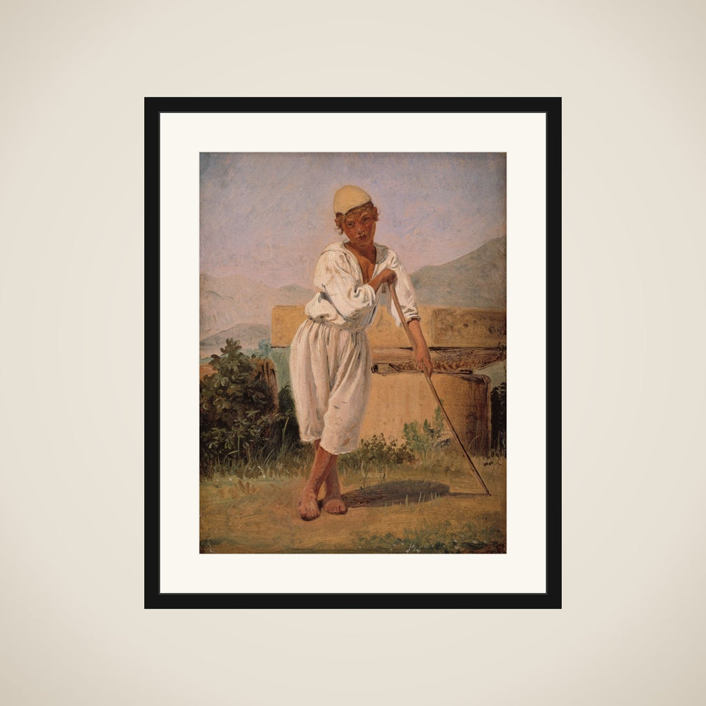 En hyrdedreng fra Pompeji framed