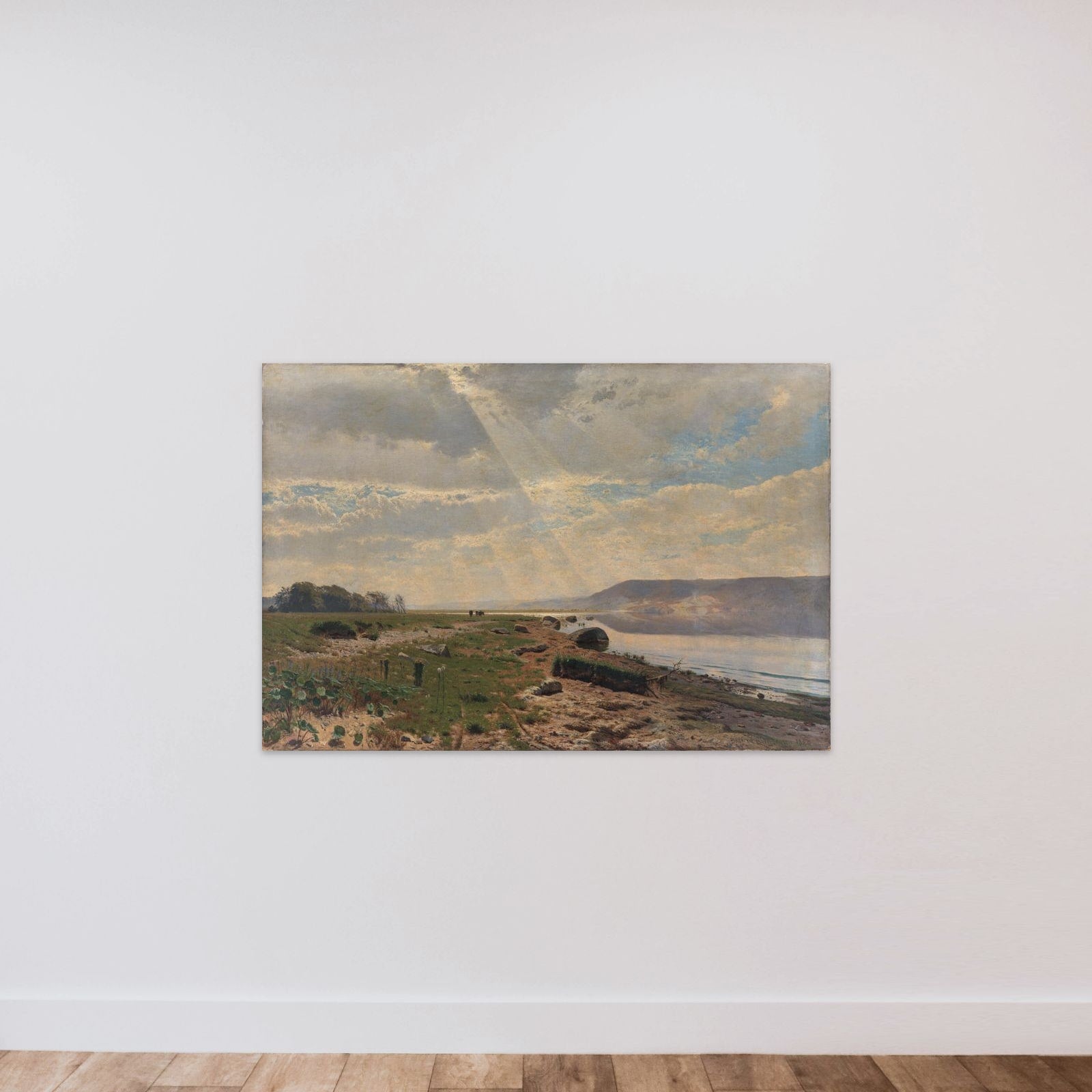 Mariager Fjord unframed — shown to scale