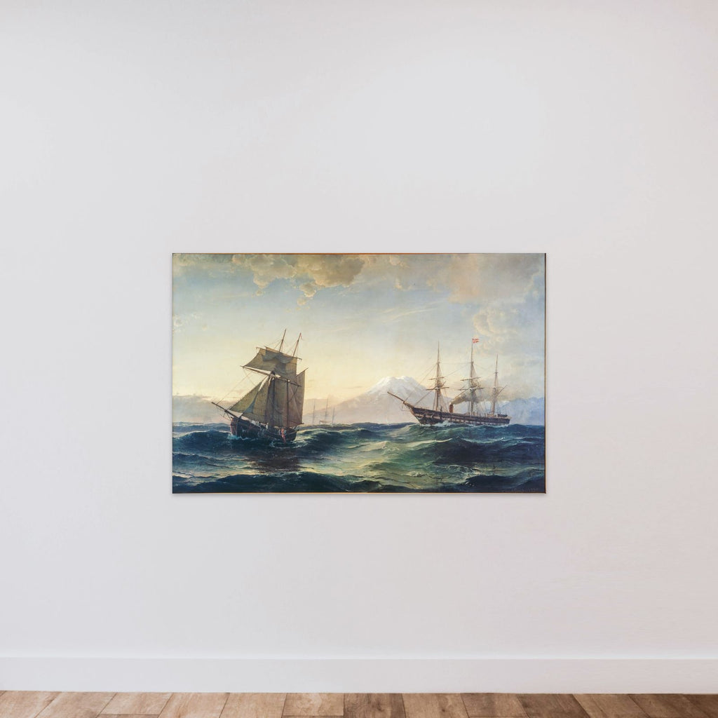 Under Island unframed — shown to scale