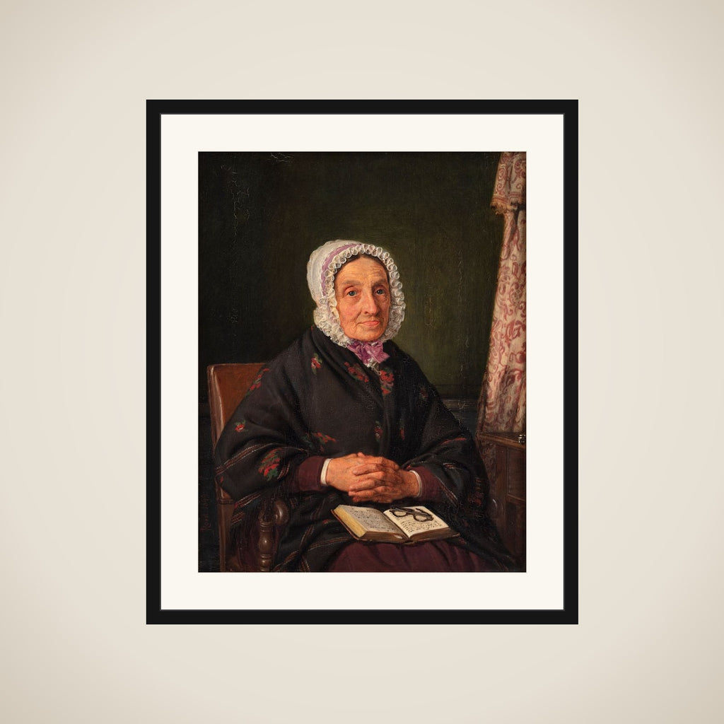 Ellen Roed, f. Jensen, kunstnerens moder framed