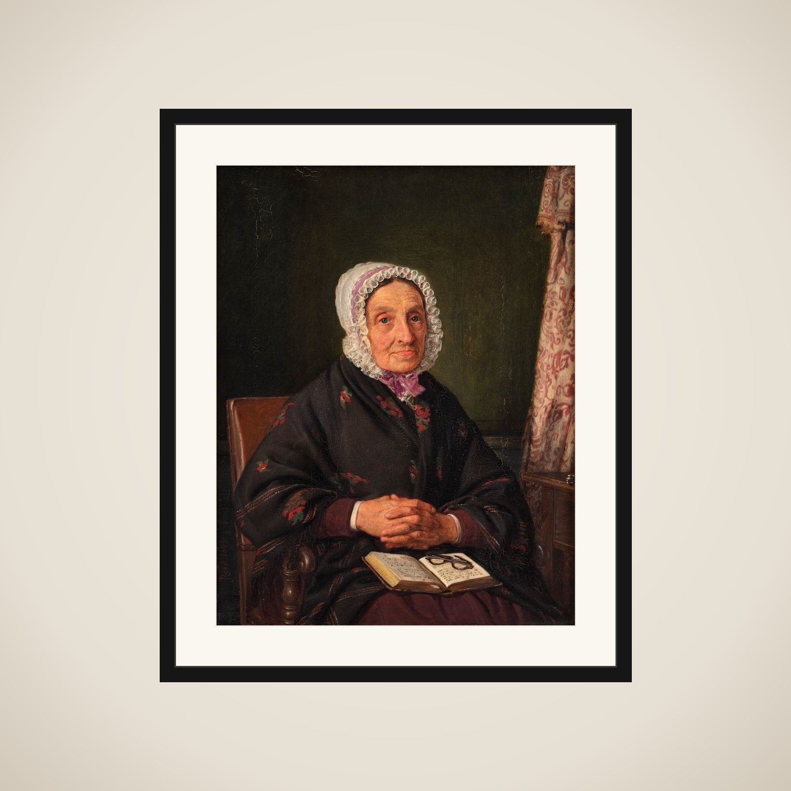 Ellen Roed, f. Jensen, kunstnerens moder framed