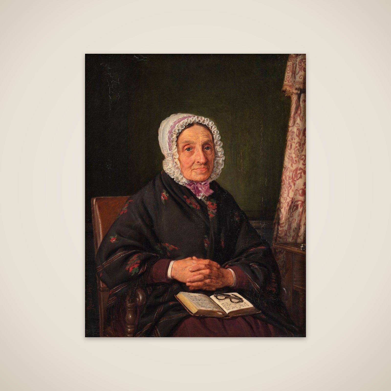 Ellen Roed, f. Jensen, kunstnerens moder unframed print