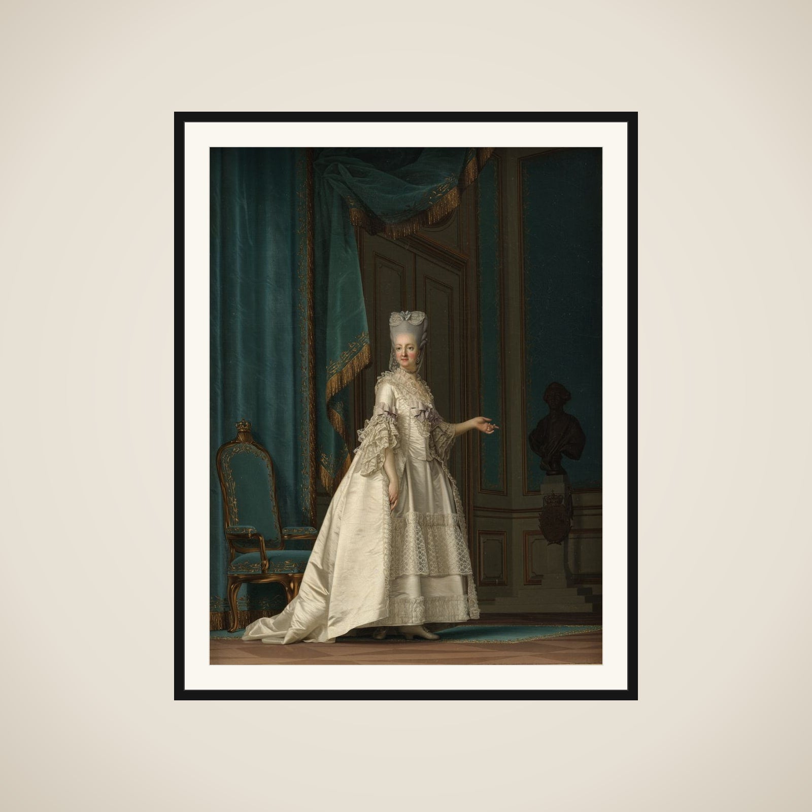 Enkedronning Juliane Marie framed