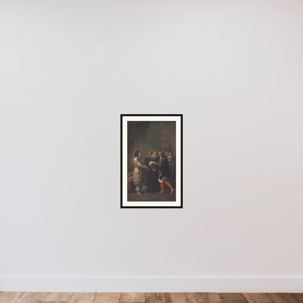 Frederik III modtager enevoldsmagten 1660 framed — shown to scale