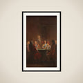 Christian V giver Danske Lov 1683 framed