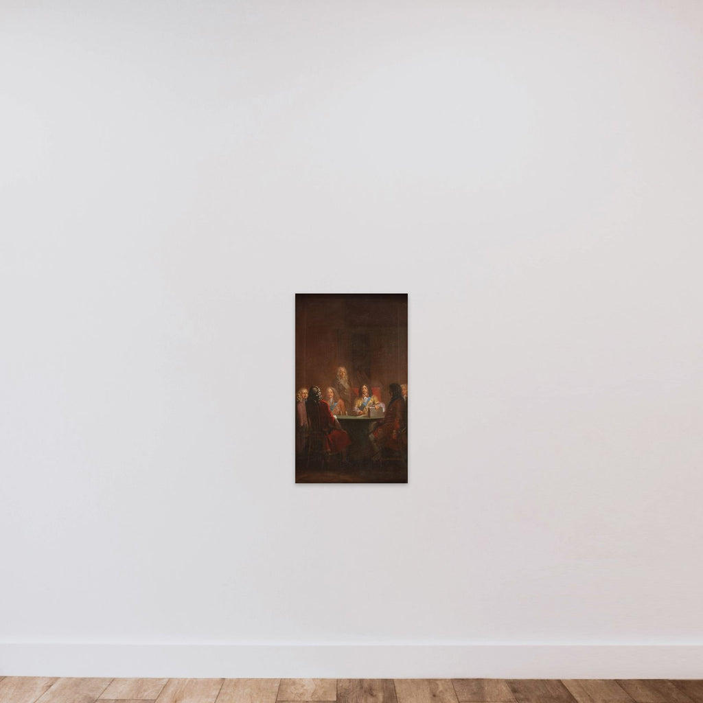 Christian V giver Danske Lov 1683 unframed — shown to scale
