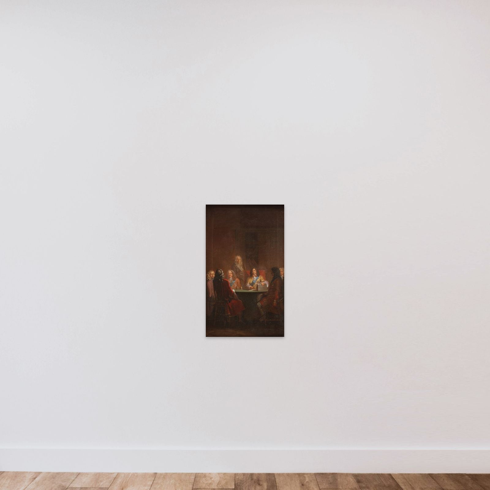 Christian V giver Danske Lov 1683 unframed — shown to scale