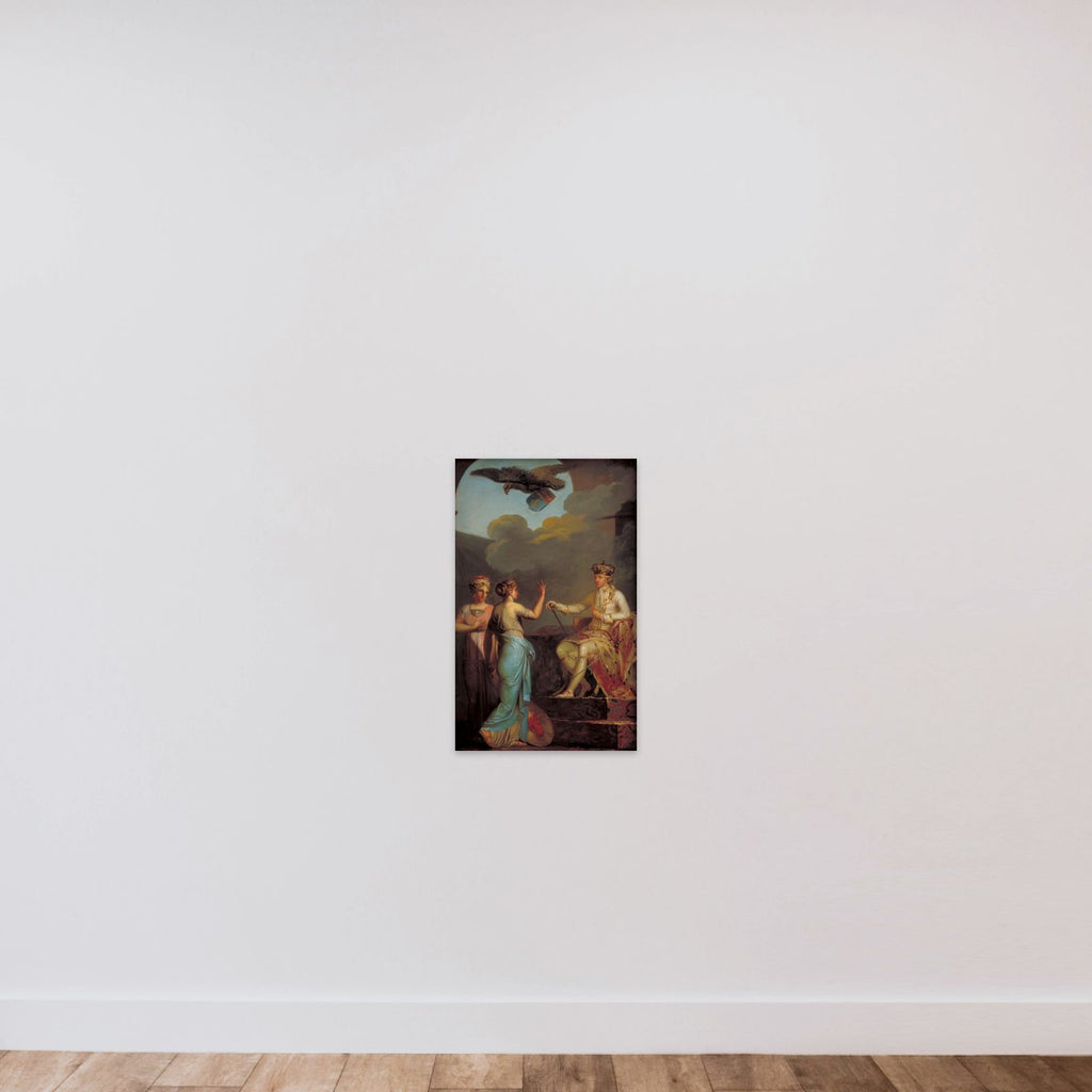 Christian VII forener den hertugelige med den kongelige del af Holsten i 1773 unframed — shown to scale