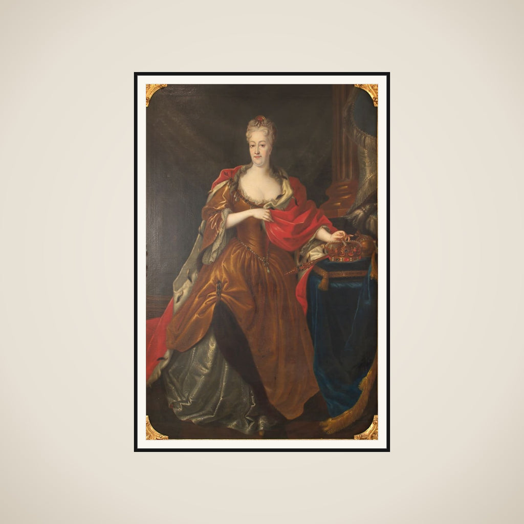 Portræt af Christine af Polen framed