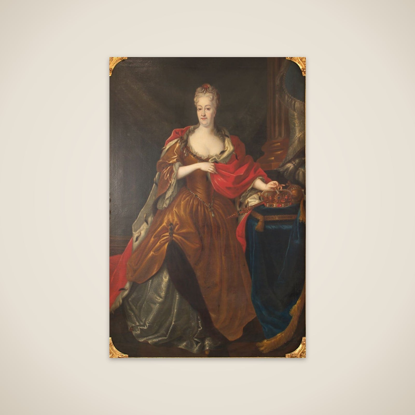 Portræt af Christine af Polen unframed print
