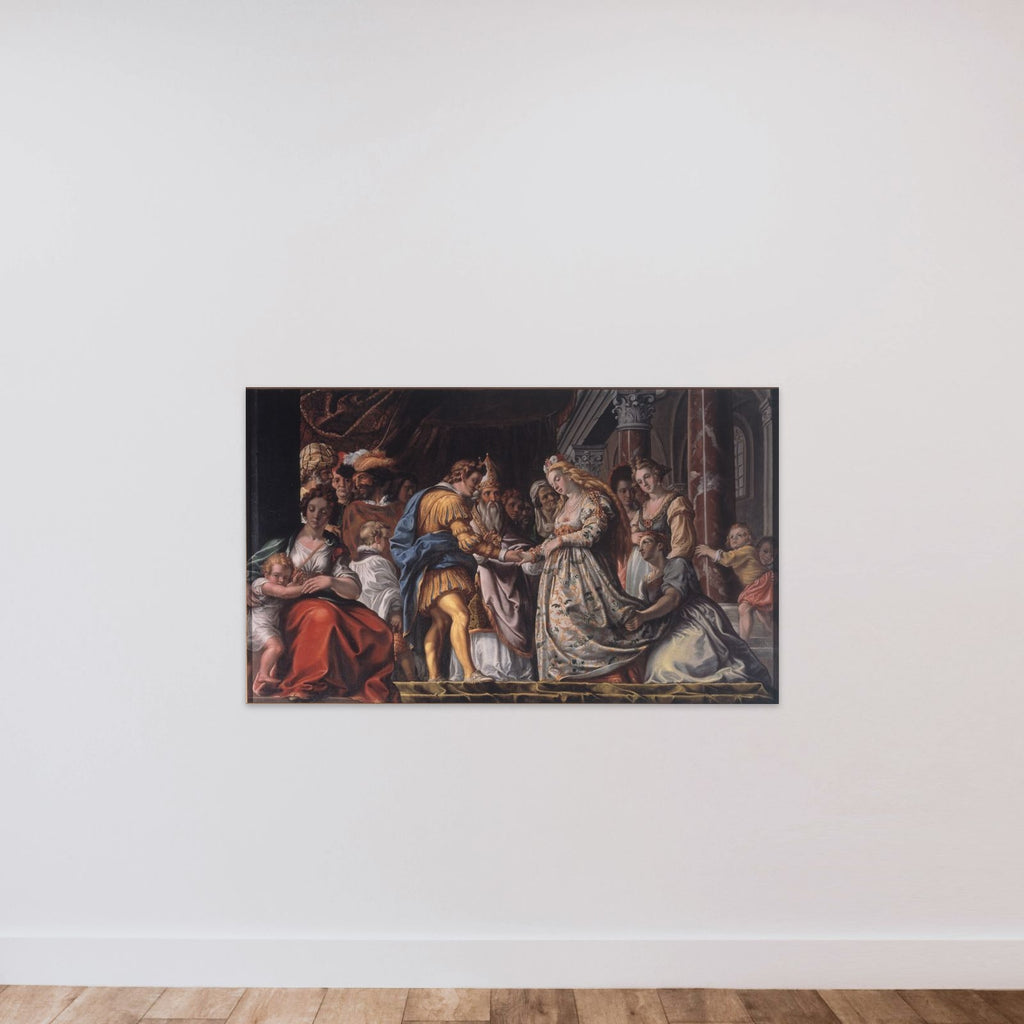 En trolovelse unframed — shown to scale
