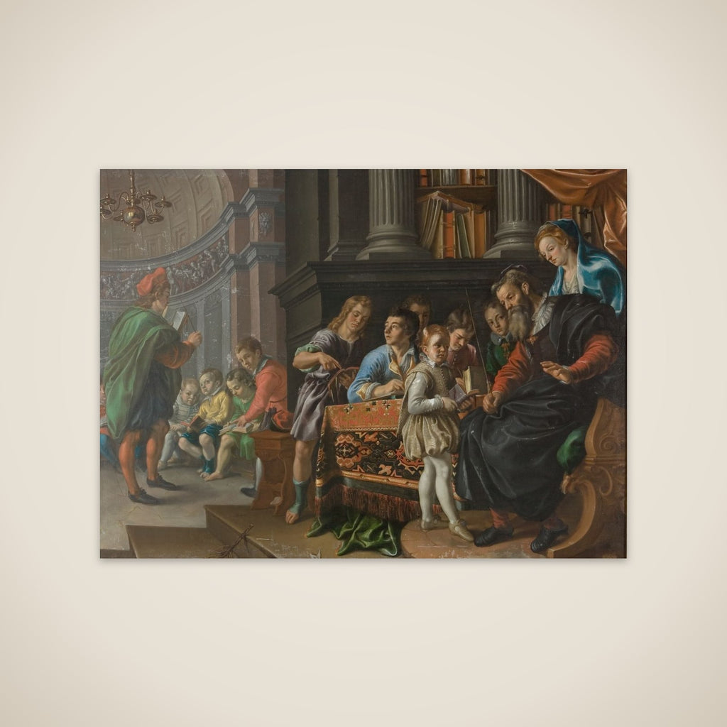 En drengeskole unframed print