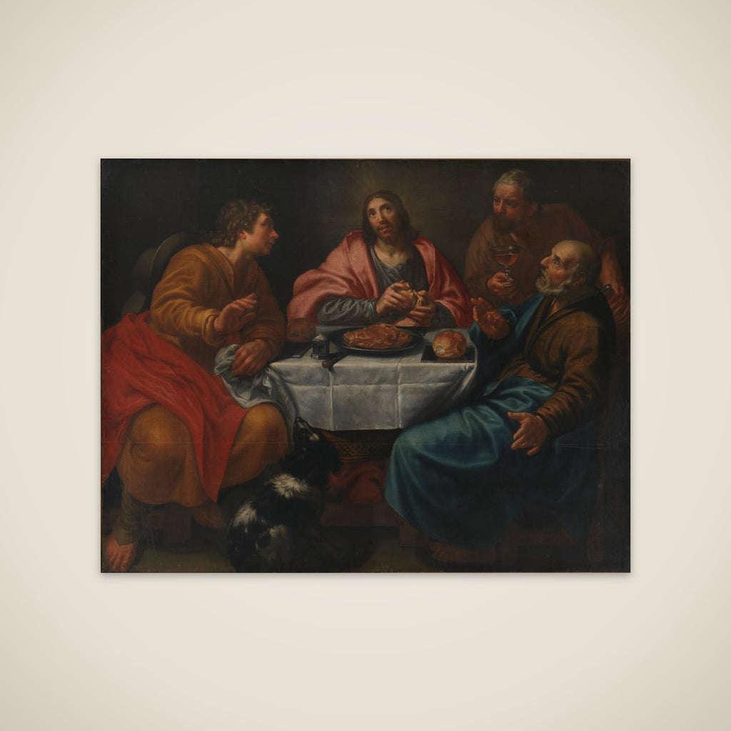 Kristus i Emmaus unframed print