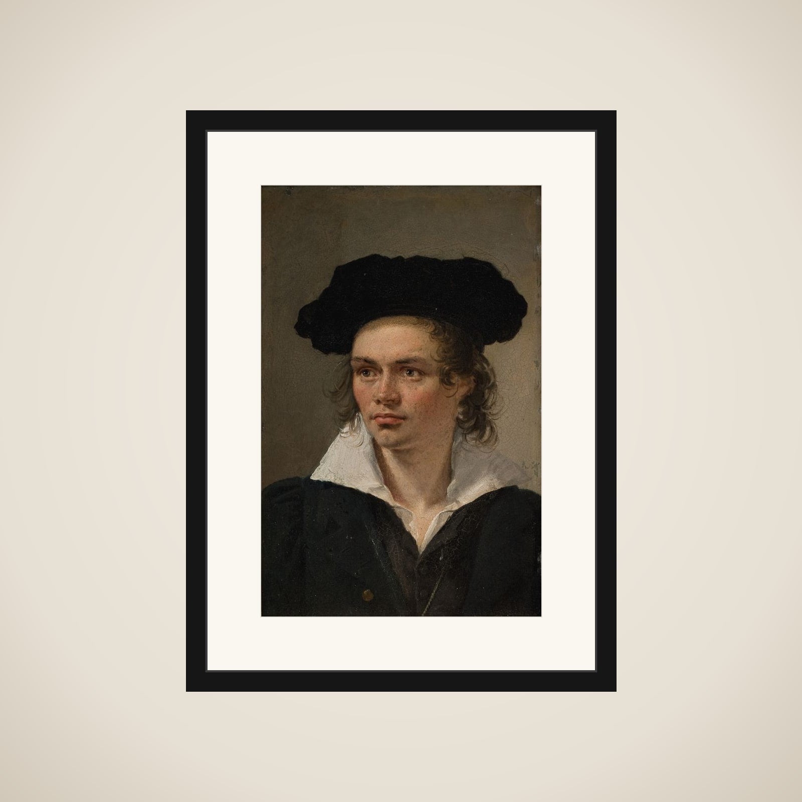 Billedhuggeren Hermann Ernst Freund framed