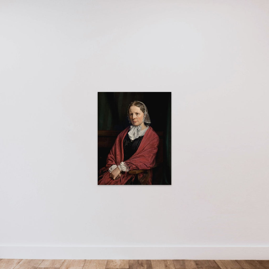 Amalie Elisabeth Freund, f. von Würden. Billedhuggeren H. E. Freunds hustru unframed — shown to scale