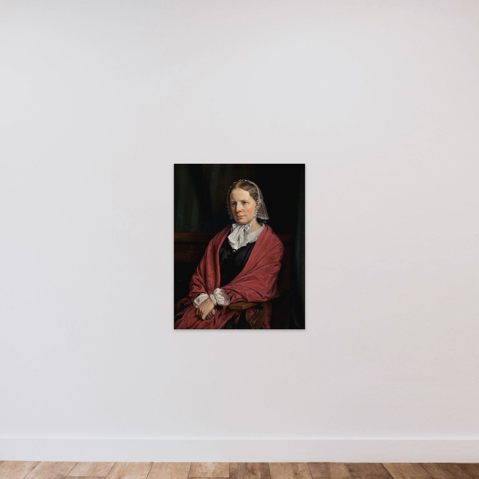 Amalie Elisabeth Freund, f. von Würden. Billedhuggeren H. E. Freunds hustru unframed — shown to scale