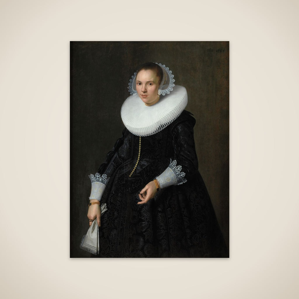 Dameportræt unframed print