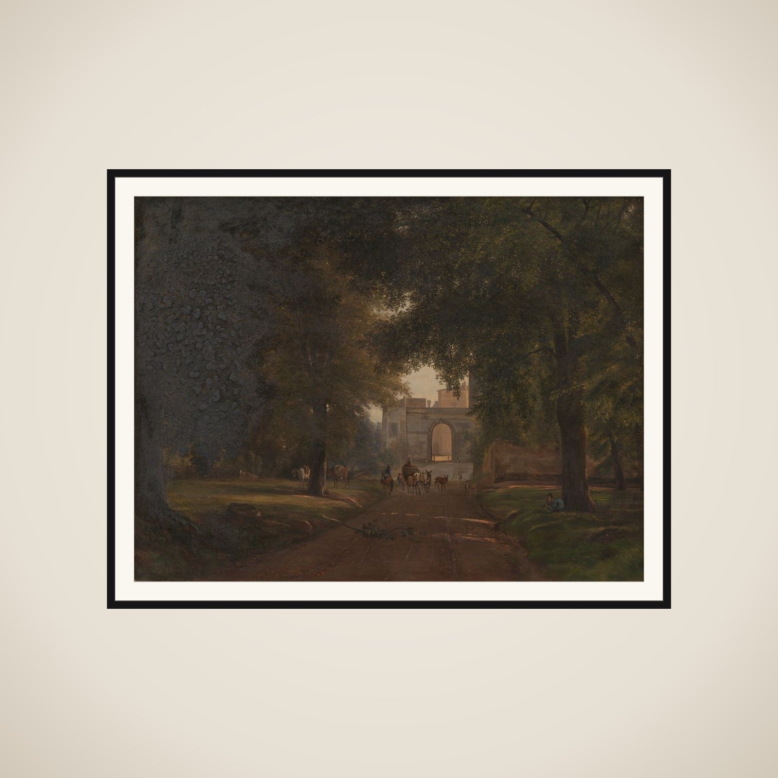 Ved Ariccia framed