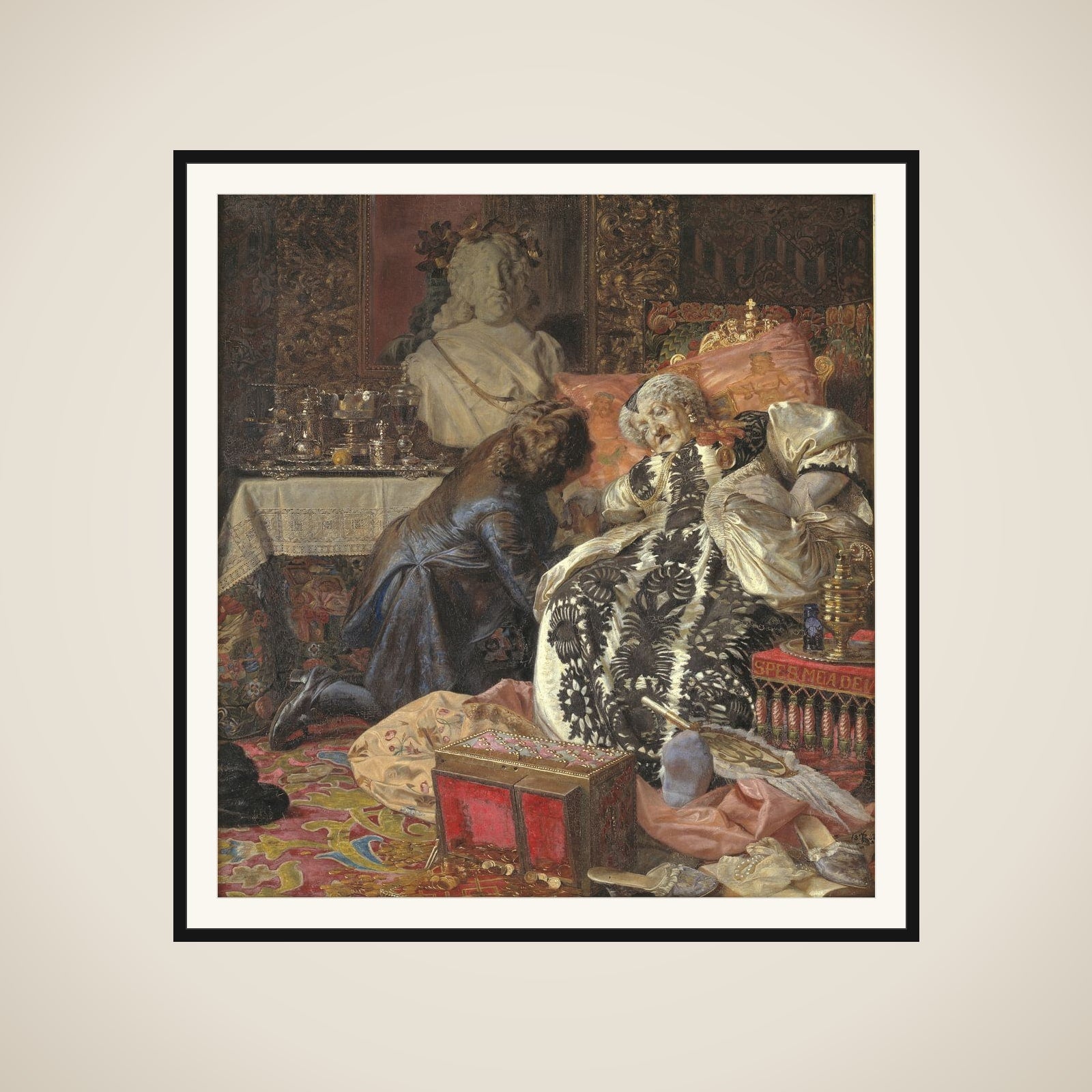 Dronning Sophie Amalies død framed