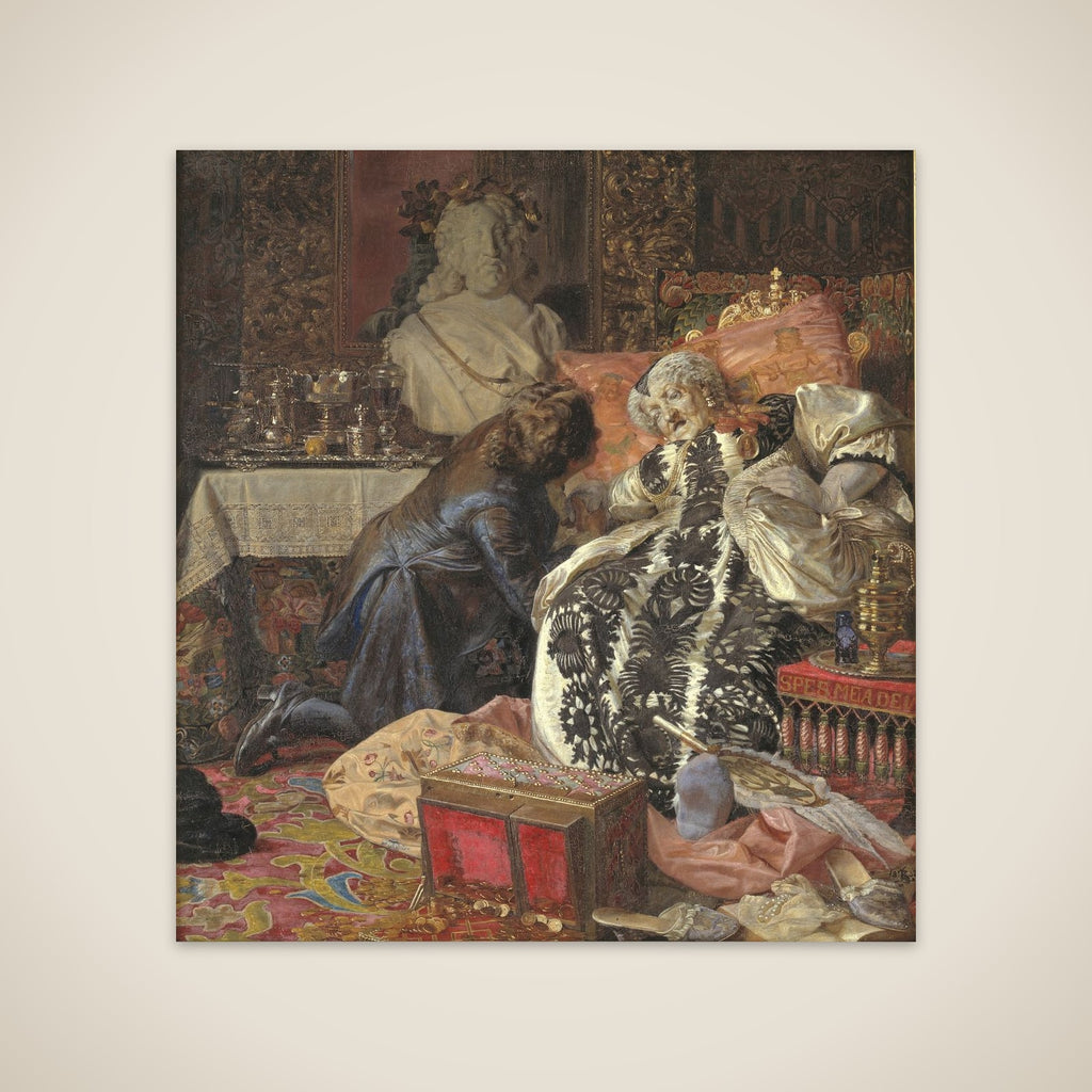 Dronning Sophie Amalies død unframed print