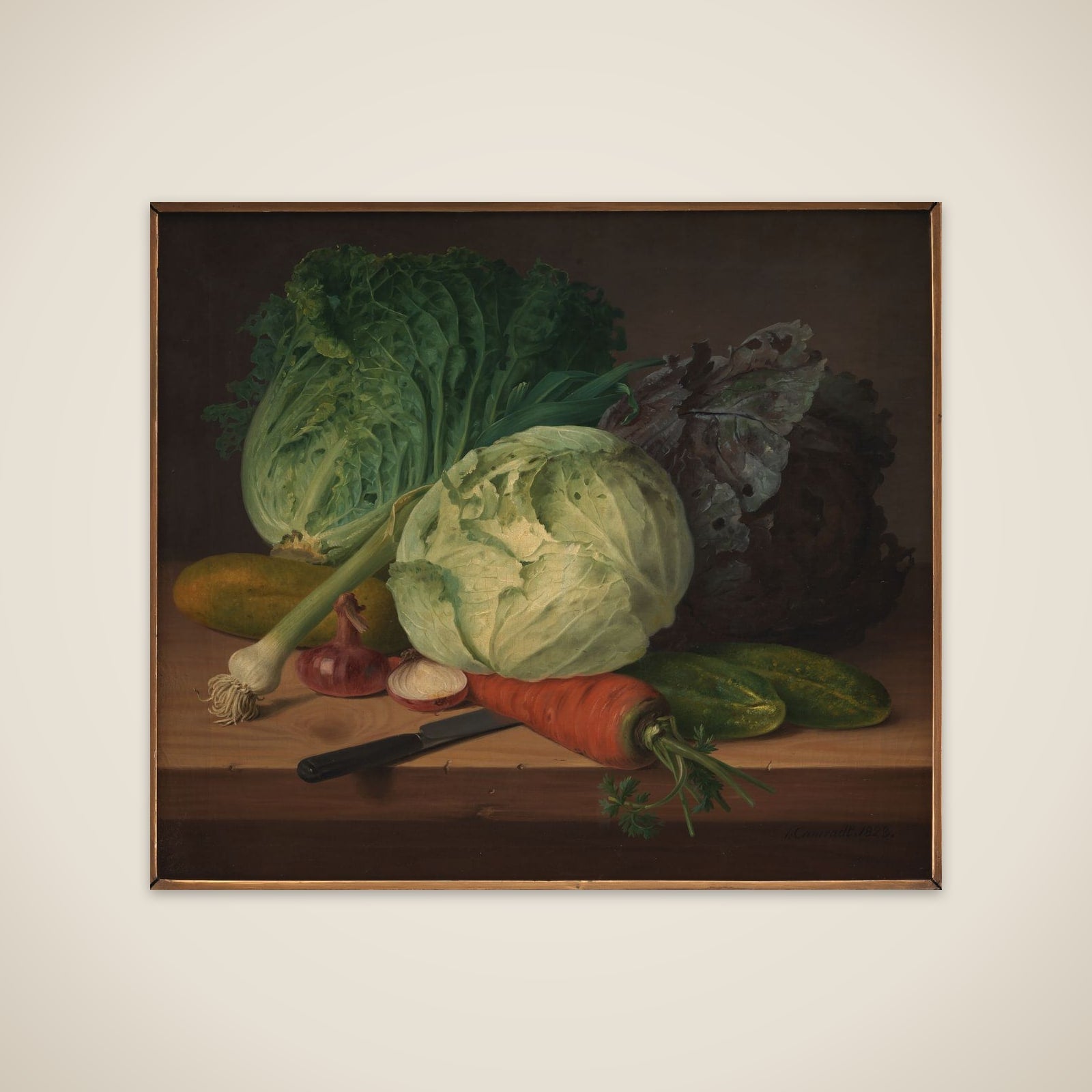 Køkkenurter unframed print