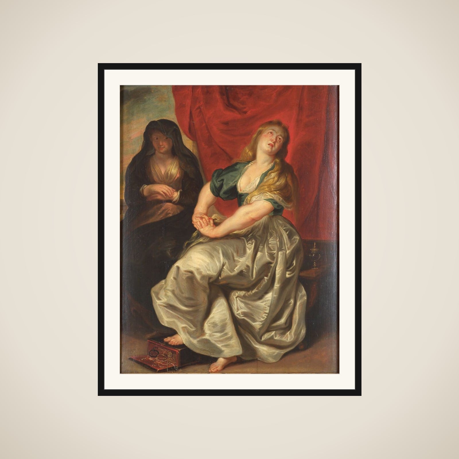 Angrende Magdalena framed