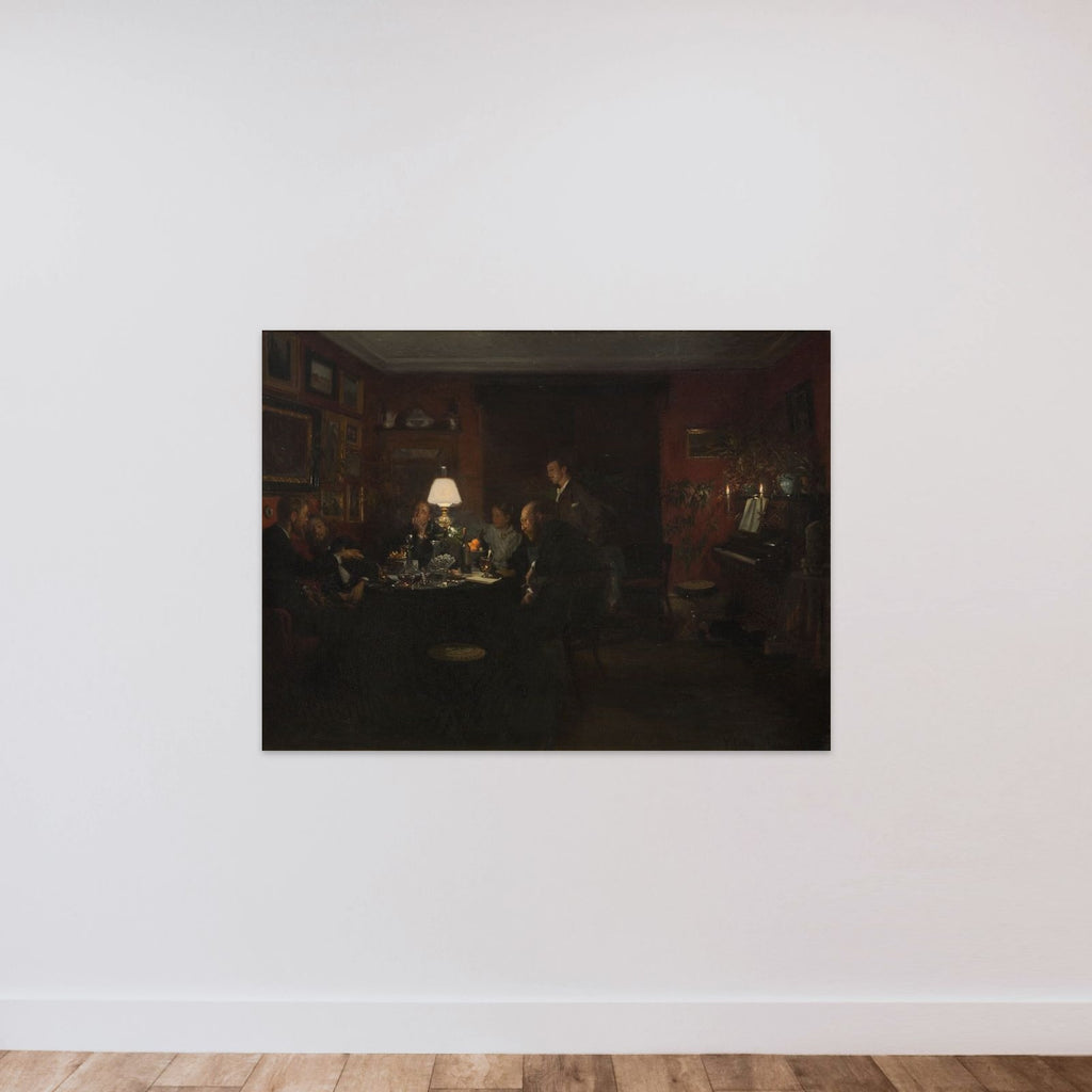 Aftenpassiar unframed — shown to scale