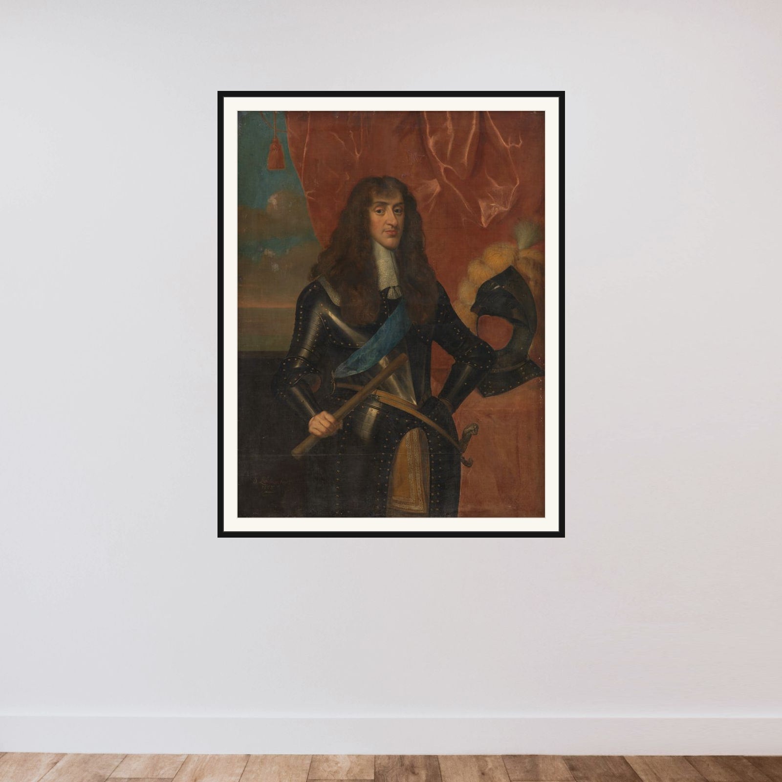 Prins Jacob af England framed — shown to scale