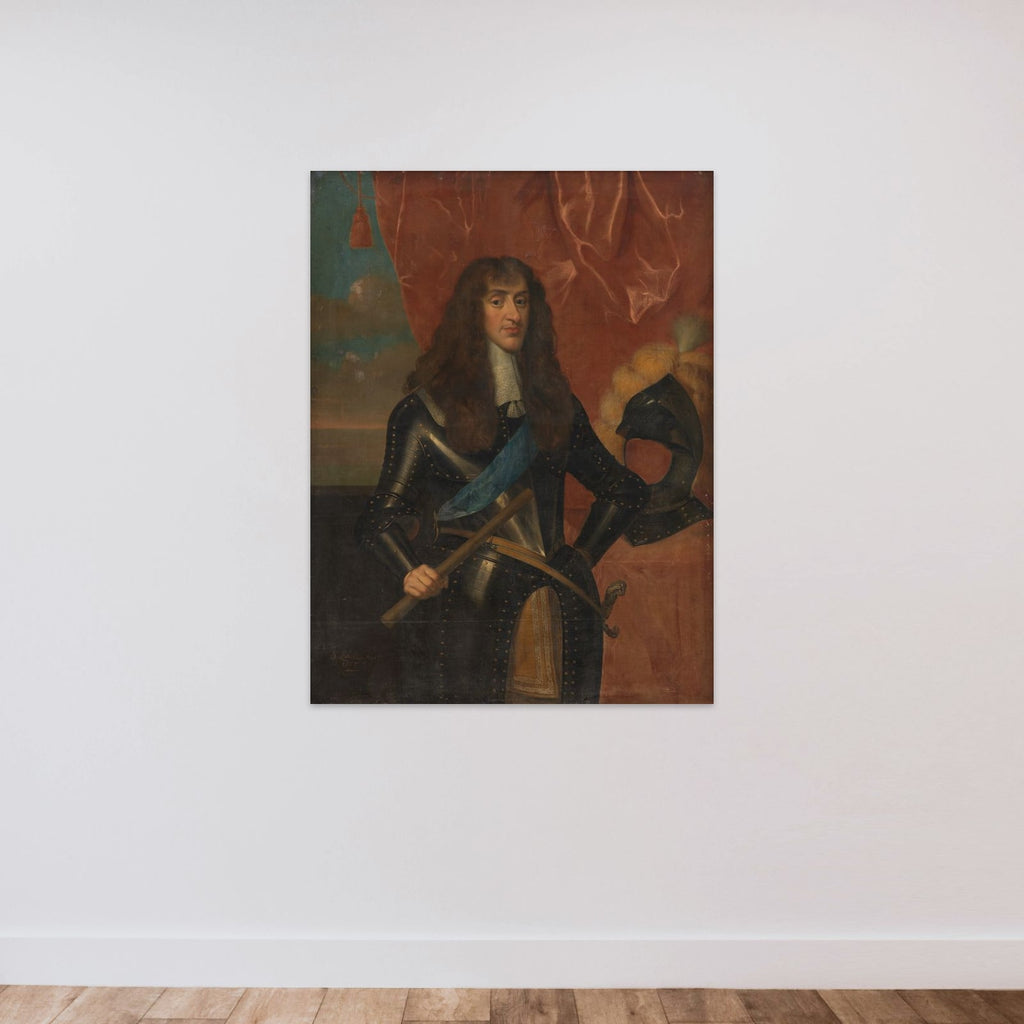 Prins Jacob af England unframed — shown to scale