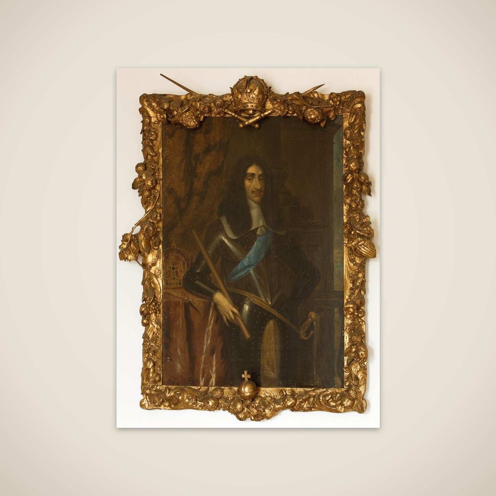 Kong Carl II af England unframed print
