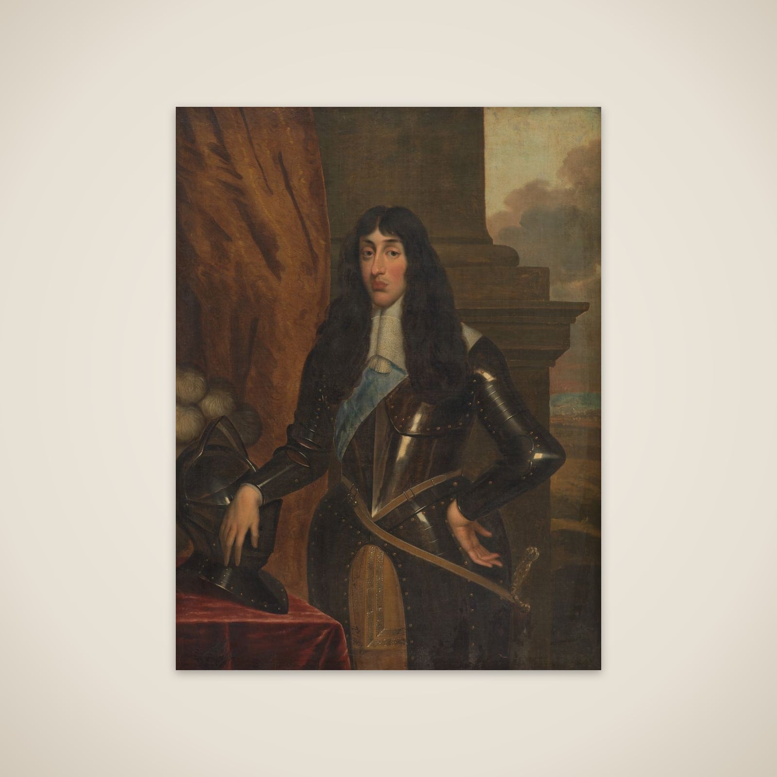 Portræt af prins Heinrich af England unframed print