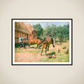 Kåde heste framed