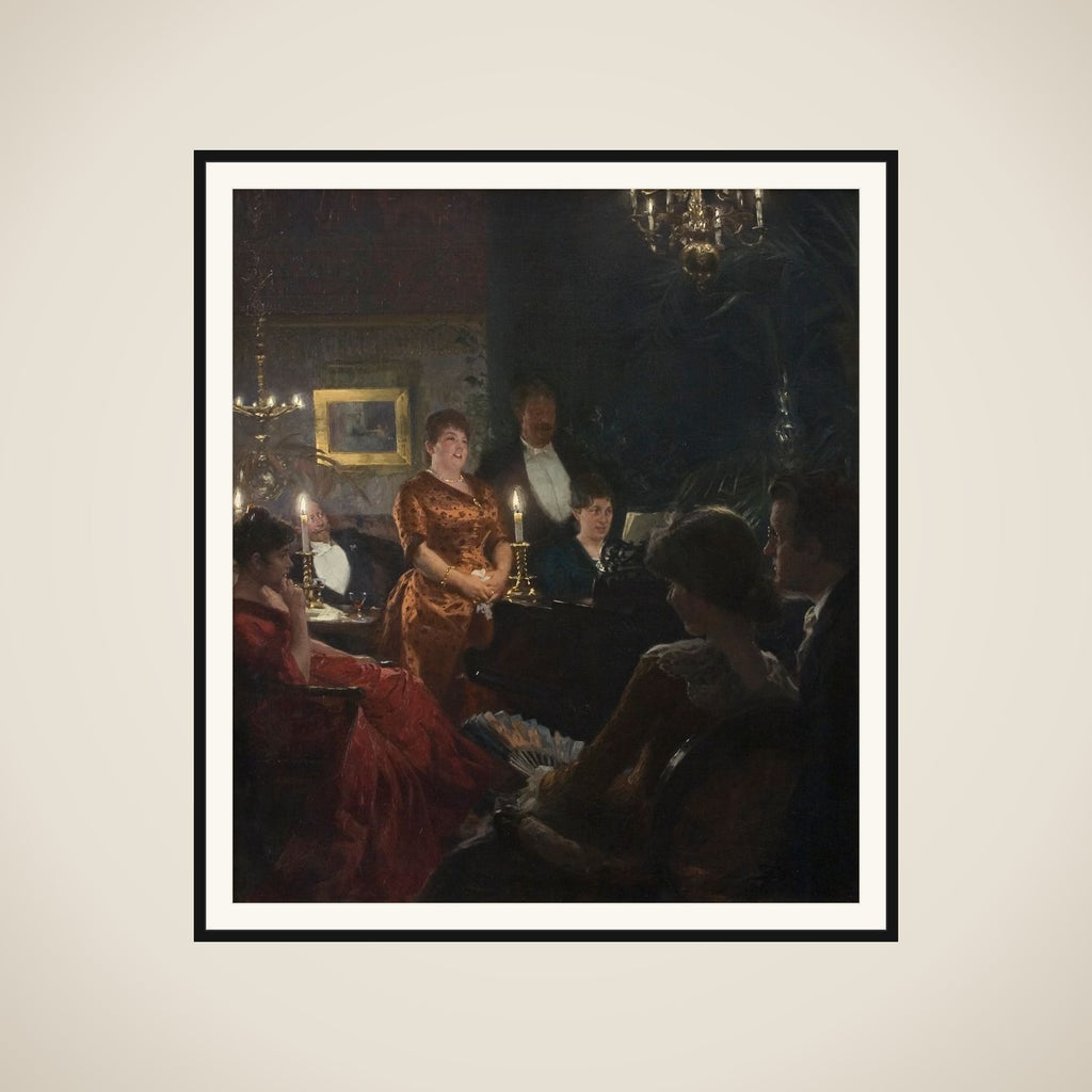 En duet framed