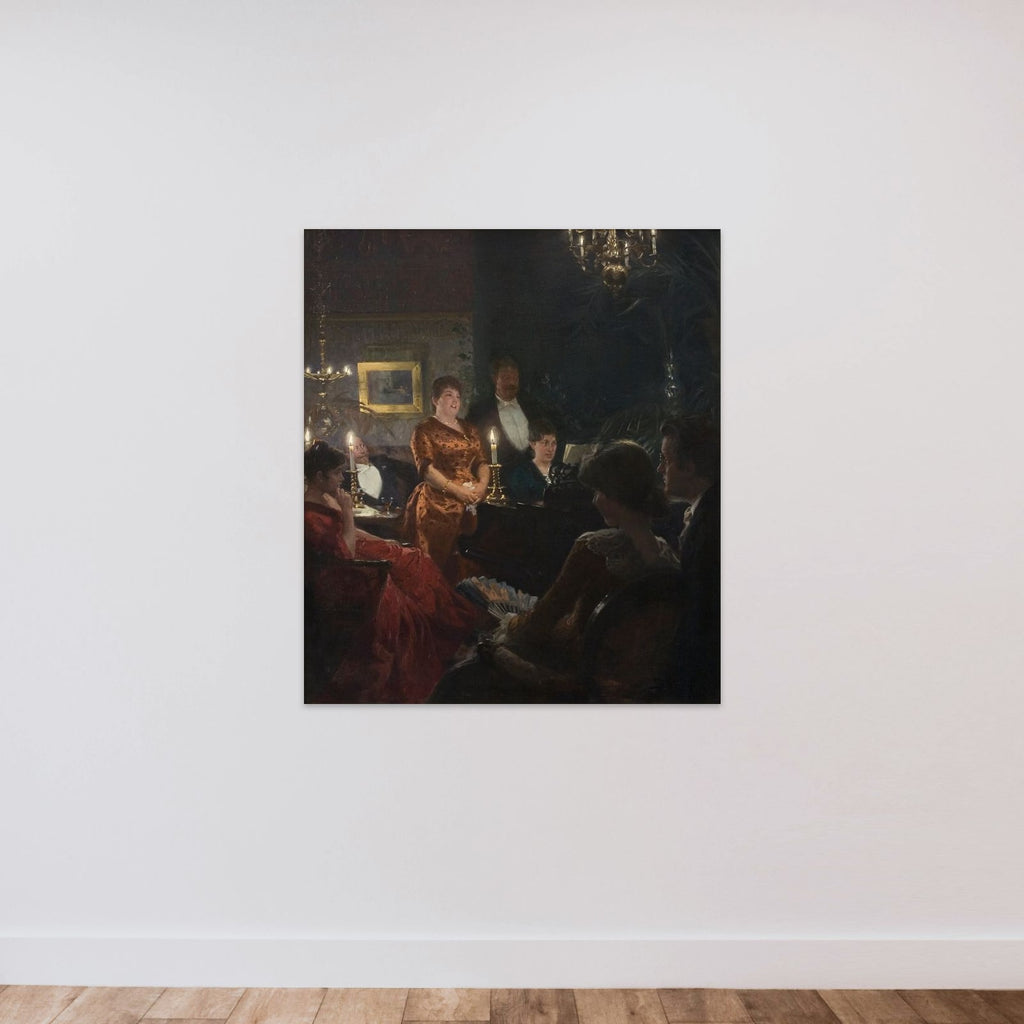 En duet unframed — shown to scale