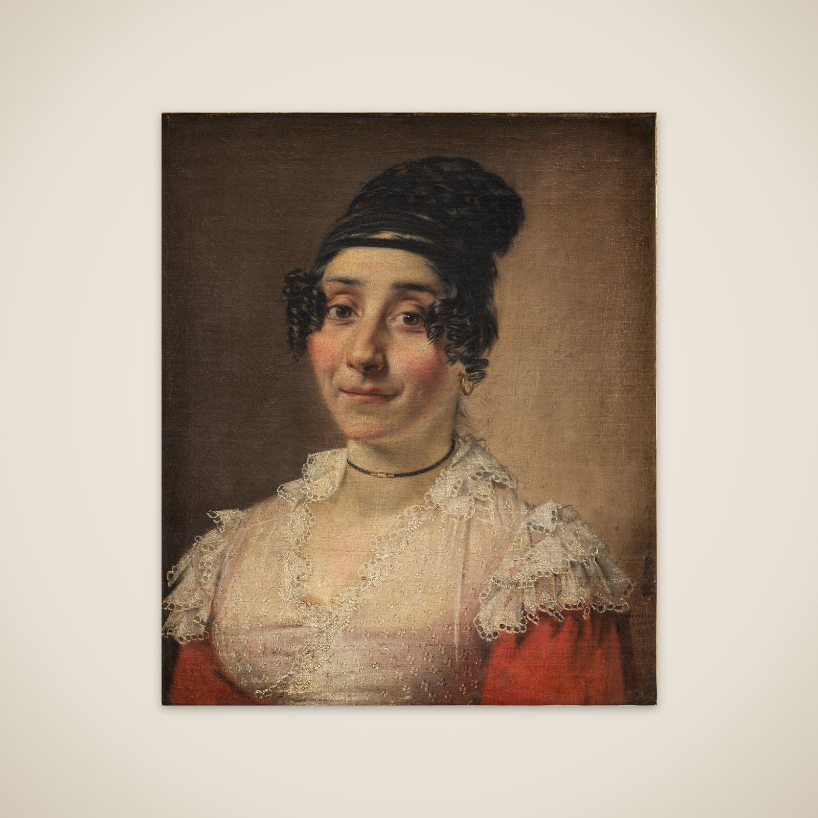 Portræt af fru Gumperd unframed print